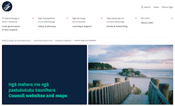 Council websites and maps webpage Council websites and maps webpage