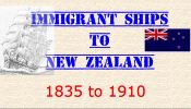 Immigrant Ships to New Zealand